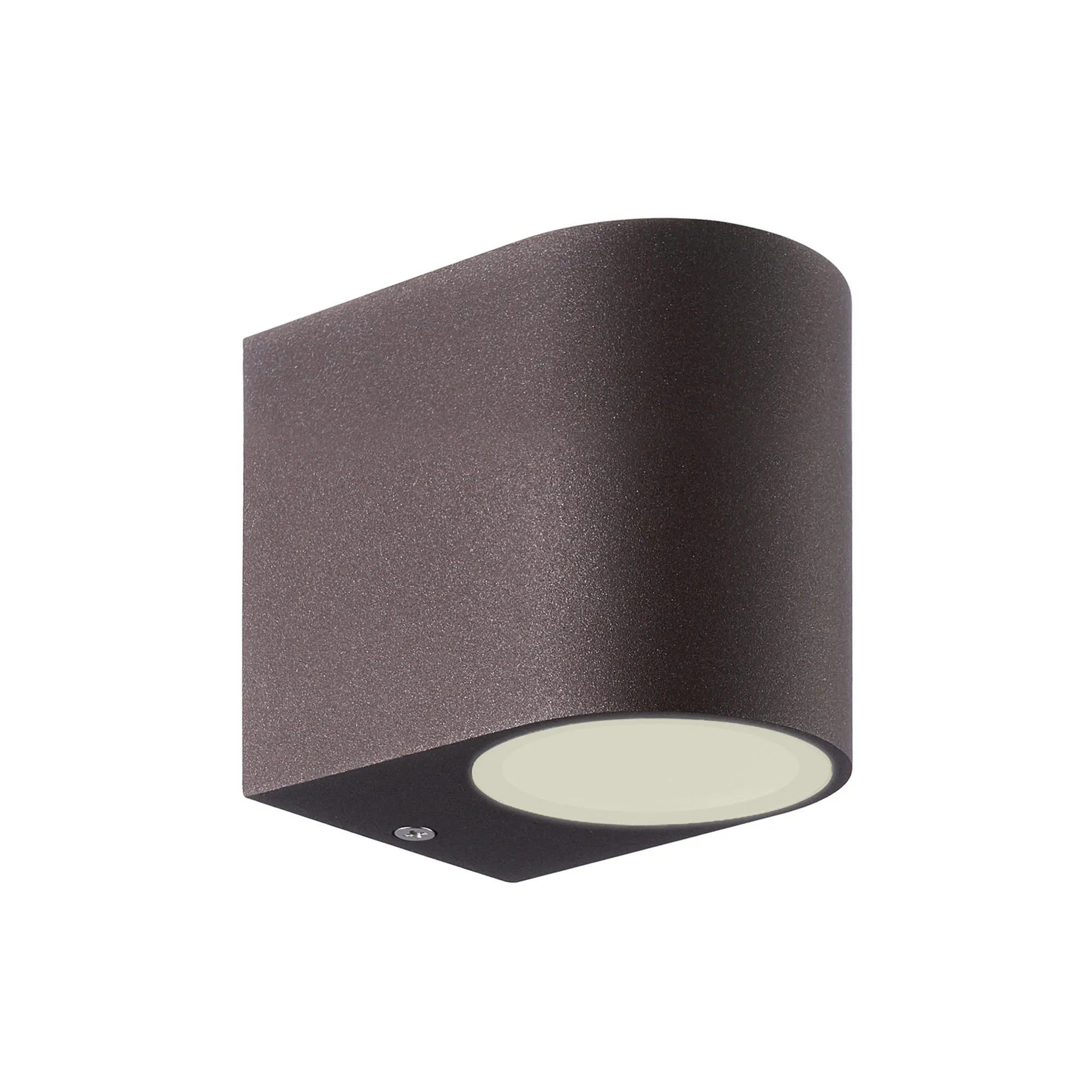 M7472  Kandanchu Round Wall Lamp 1 Light Rust Brown